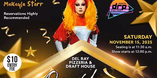 Del Ray Pizzeria One Year Anniversary Drag Brunch
