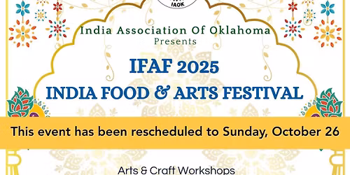 INDIA FOOD & ARTS FESTIVAL (IFAF) 2025