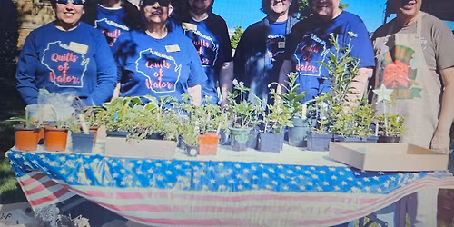 Mauston, WI Quilts of Valor 6th Annual Plant Sale Fundraiser from 7-1 and Brat Fry from 11-1