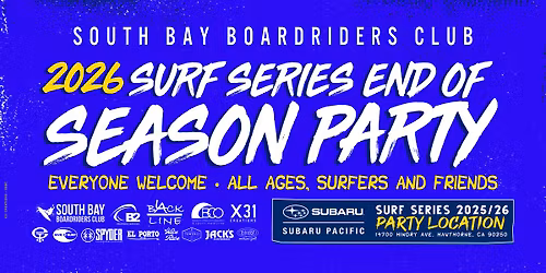 2026 Surf Series End of Season Party