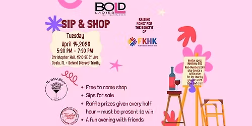 Bold Ladies in Business - Sip & Shop