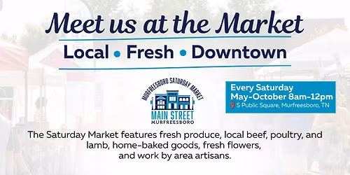 Opening Day: Murfreesboro Saturday Market
