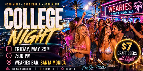 College Night | Mix and Mingle | Free Entry & Free Parking