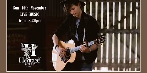 Hayden Phillis at Heritage Hotel Bulli