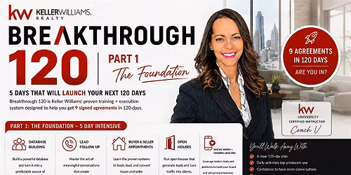 Breakthrough 120- June 8, 9, 10, 11 & 15th.