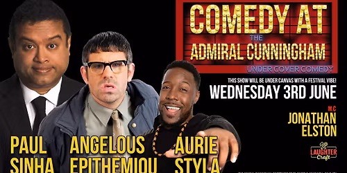  Under Cover Comedy at the Admiral Cunningham