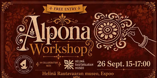 Alpona Workshop \u2013 A Little Piece of Bengal in Finland