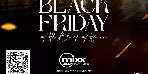 \u201cBLACK FRIDAY\u201d | ALL BLACK AFFAIR