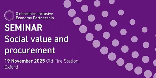 OIEP Social Value and Procurement Seminar