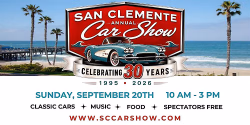 San Clemente 30th Annual Car Show - 2026