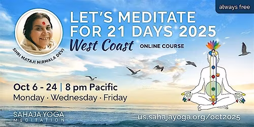 Paterson: FREE 21-Day Meditation Course - West Coast