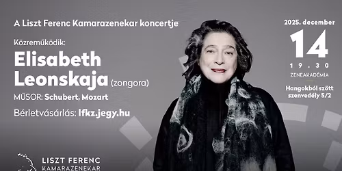 Zeneakad\u00e9mia-b\u00e9rlet 2025\/26 | Elisabeth Leonskaja