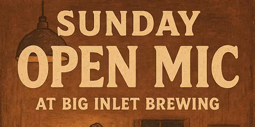 Open Mic with Bob Henry at Big Inlet Brewing!
