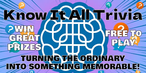 Know It All Trivia - Beef 'O' Brady's - Winter Haven - Every Wednesday