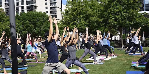 Yoga with Stefanie powered by Yena at Klyde Warren Park