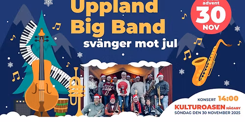Uppland Big Band svänger mot jul - Kulturoasen