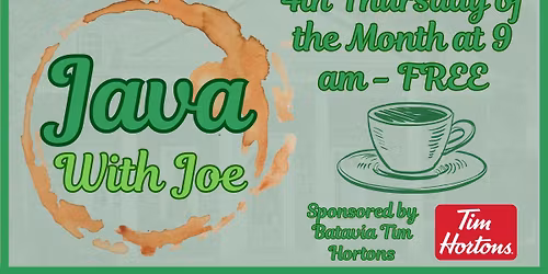 Java with Joe E.: Richard Beatty, "Batavia's Community Pool & Community Garden"