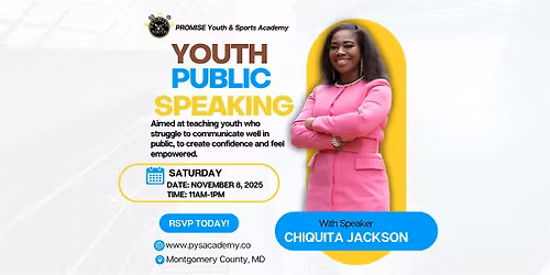 PROMISE Youth & Sports Academy's Youth Public Speaking Workshop