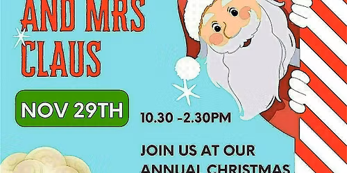 Meet Santa and Mrs Claus at LWWC Christmas Fayre
