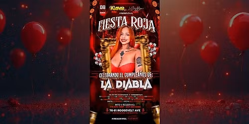 Salseros LA FIESTA ROJA Celebrando Cumplea\u00f1os de La Diabla en La Klave NY