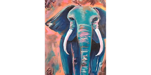 Majestic Elephant - Paint and Sip in Houston | Classpop!\u2122