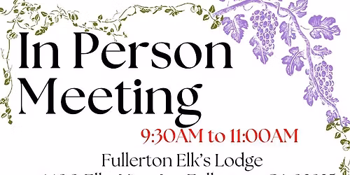 Grapevine In-Person Meeting