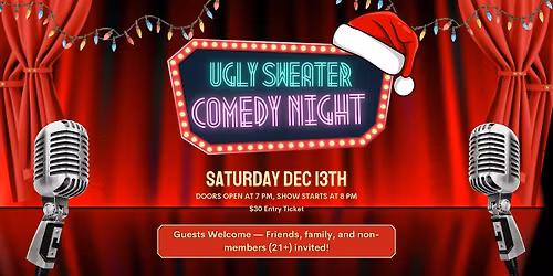 Holiday Comedy Night & Ugly Sweater Party at Bermuda Club
