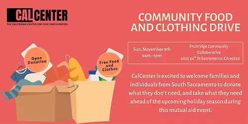Community Food and Clothing Drive