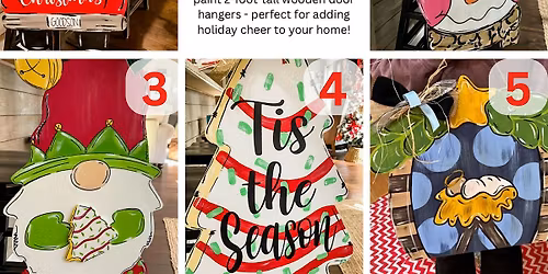 Holiday Door Hanger Workshop