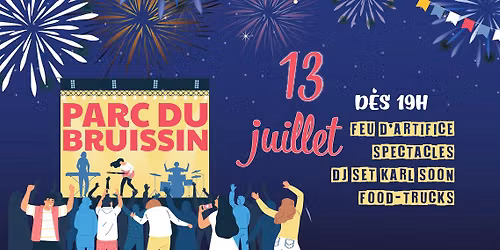 13 juillet au Parc du Bruissin