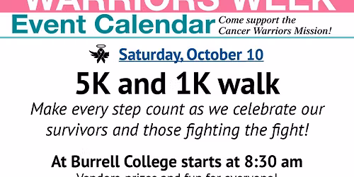 Cancer Warriors 5K & 1K Walk