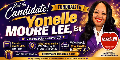 You\u2019re Invited to Yonelle Moore Lee Meet & Greet