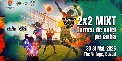 Turneu de Volei Mixt 2v2 pe Iarb\u0103 @ Electroruga Buzad \ud83c\udf3f