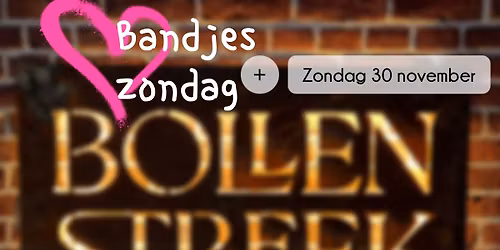 🎶Bandjeszondag 30 November🎶