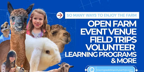 Open Farm: Meet the Rescue Animals and Play! 
