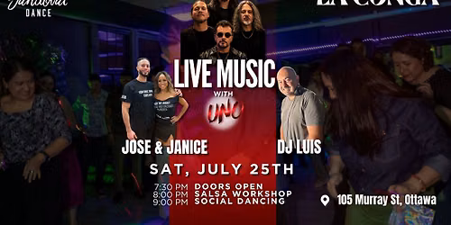 La Conga: Live Music with UNO + DJ Luis