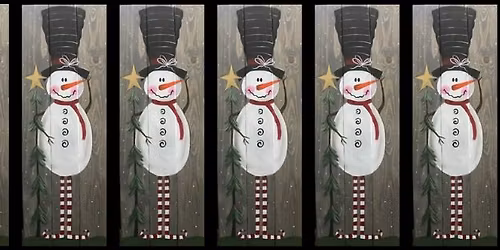 Paint and Sip Old World Snowman