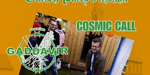 GARDEN PARTY \u00c1 \u00cdRSKUM - Cosmic Call, Gaddav\u00edr og Gle\u00f0ilegt fokking \u00e1r