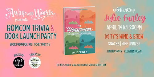Julie Farley Book Launch & RomCom Trivia