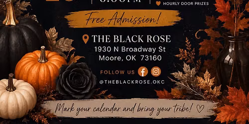 THE BLACK ROSE FALL POP-UP SHOP \ud83c\udf42 