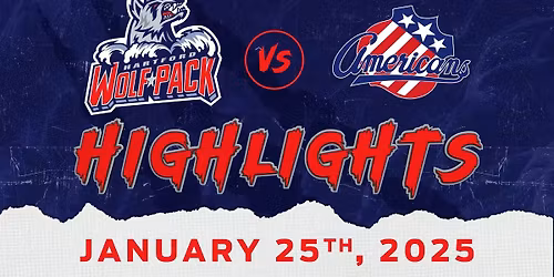 Hartford Wolf Pack vs. Rochester Americans