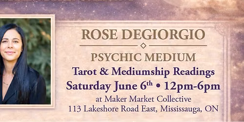Mystic Sessions: Tarot & Mediumship Readings with Rose Degiorgio
