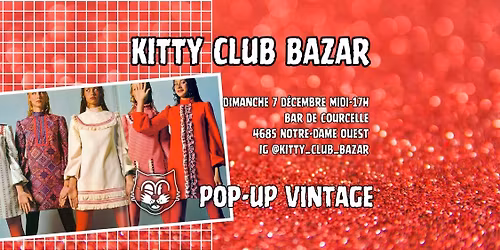 Kitty Club Bazar au bar de Courcelle