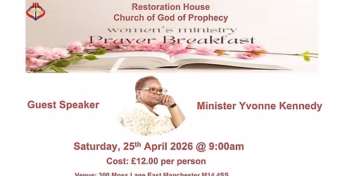 Church of God of Prophecy, Manchester, Women's Ministry Prayer Breakfast