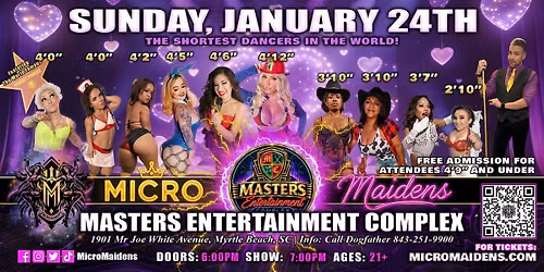 Myrtle Beach, SC - Micro Maidens: The Show @Masters Entertainment Complex