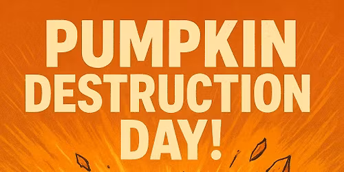 Pumpkin Destruction and kickoff of the Christmas Light Spectacular