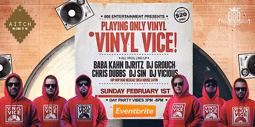 Vinyl Vice - Playing Only Vinyl  90s & OOs Day Party