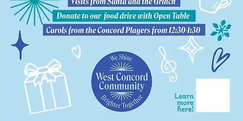 West Concord HOLIDAY STROLL