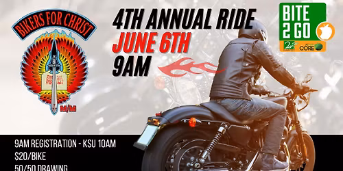 Bikers For Christ Ride - Bite2Go Fundraiser