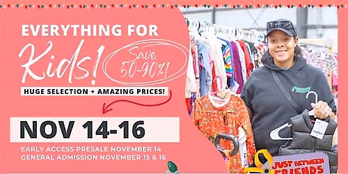 Just Between Friends Aurora Priority Shopping Passes November 2025